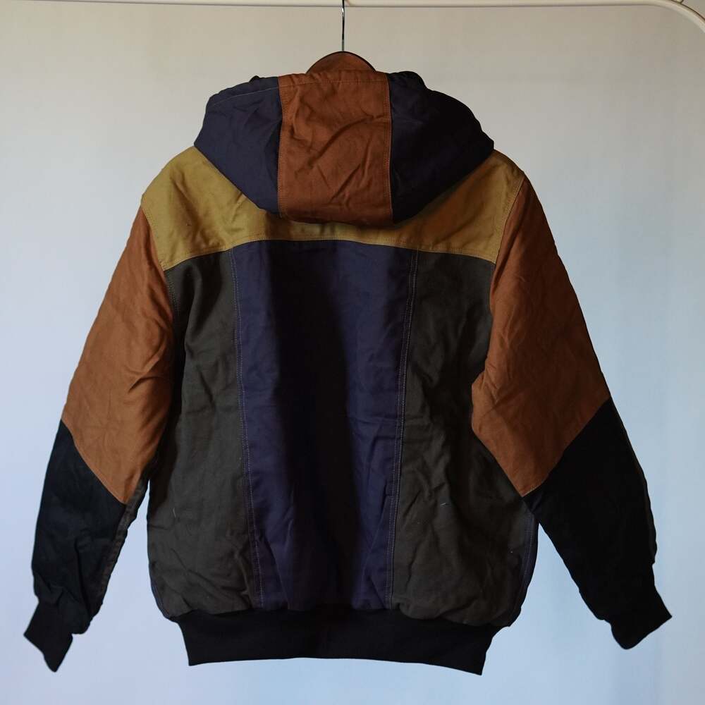Workwear Colorblock Hooded Jacket Size M - Picture 2 of 6